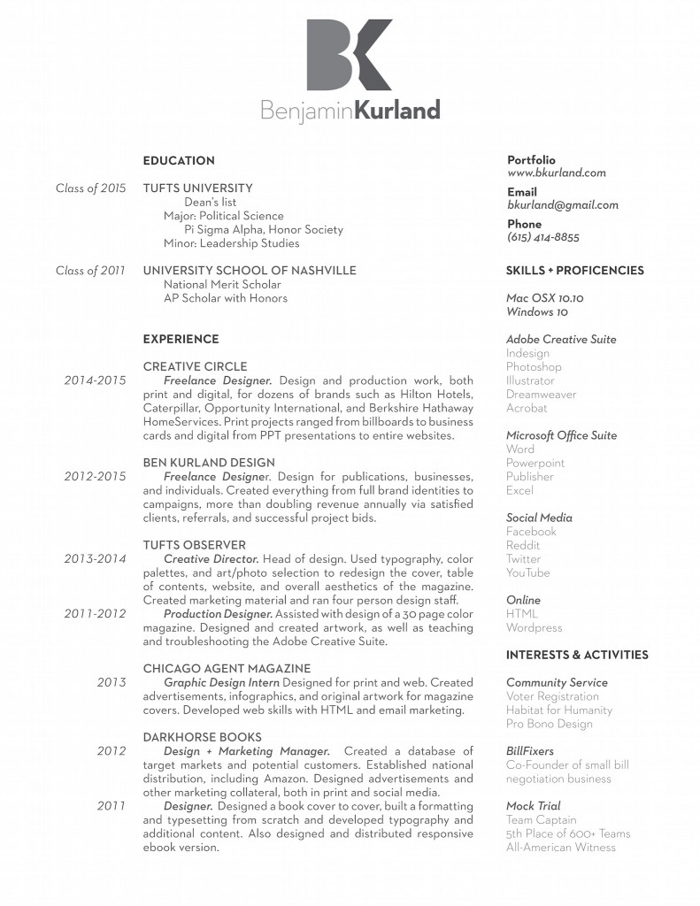 BenKurlandResume_2015